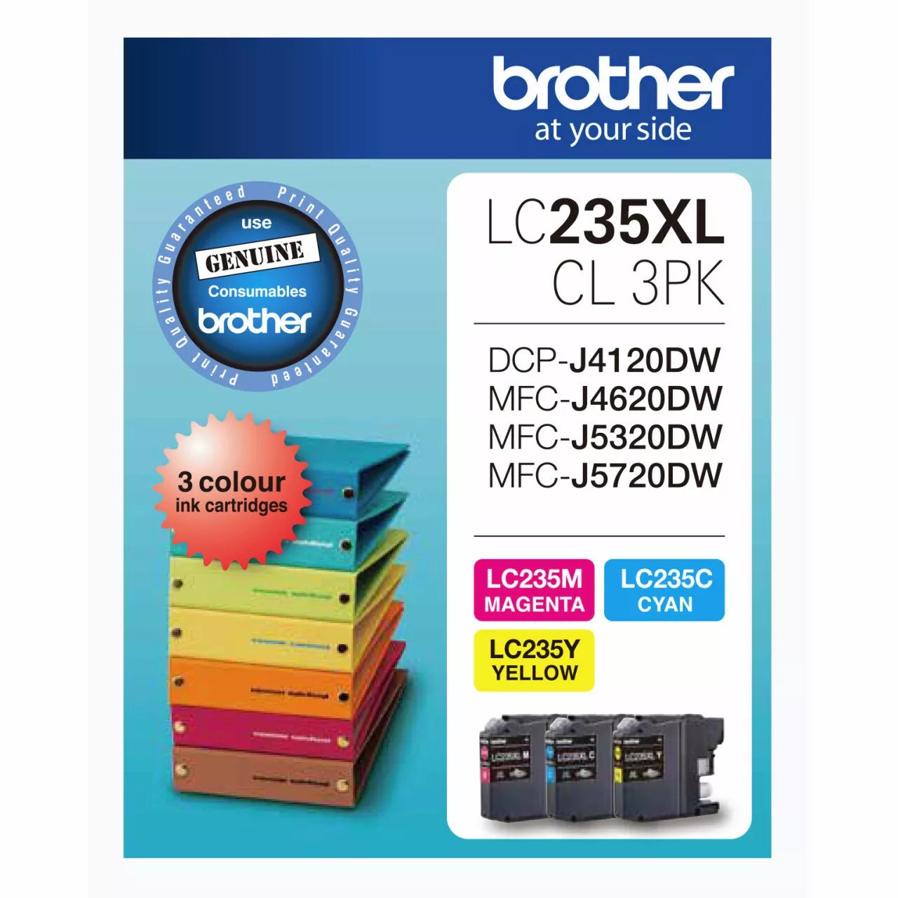 Brother LC235XL CMY Colour Pack